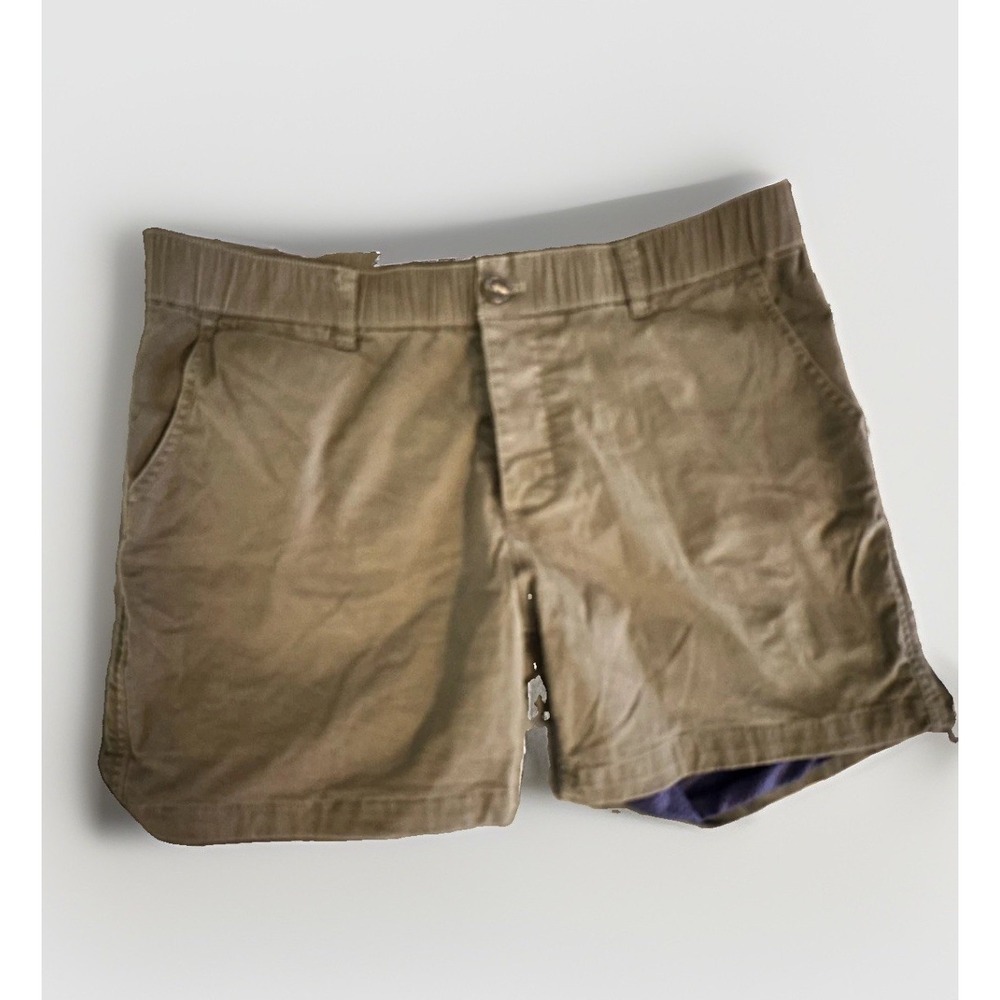 WOOF Commando Shorts Mens L Brown Mesh Lined Freeball Chino 5 Inch Inseam